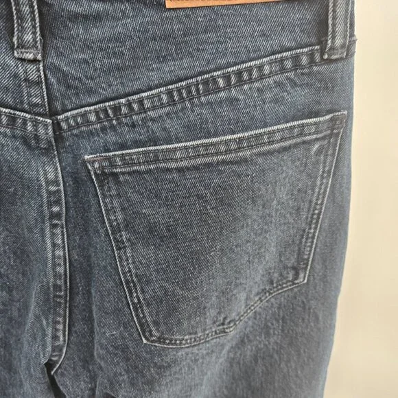 Madewell The Dad Jean Dark Blue Low Rise Jeans Waist 23 - Picture 7 of 10